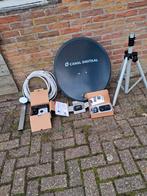 Te koop schotelantenne voor kamperen, Caravans en Kamperen, Ophalen, Zo goed als nieuw