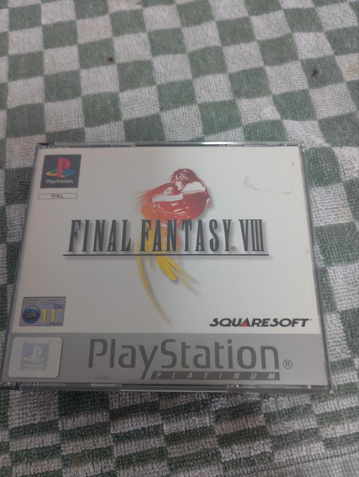 Final Fantasy VIII (8) - Playstation Platinum, Spelcomputers en Games, Games | Sony PlayStation 1, Gebruikt, Role Playing Game (Rpg)