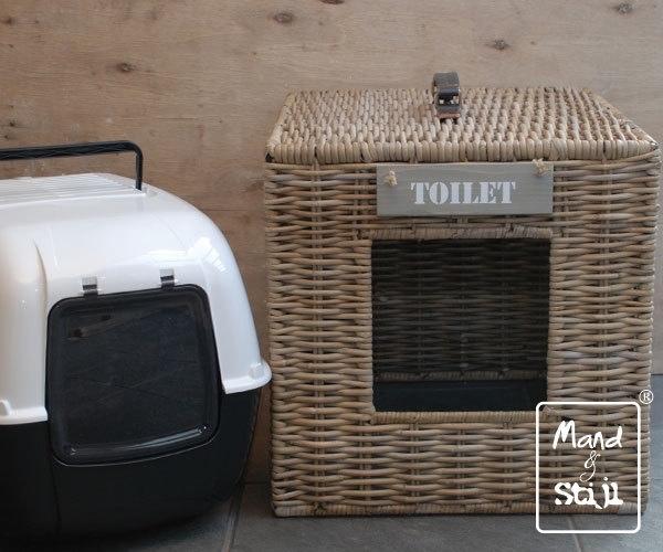 kattenbak mooi uit het zicht met deze cover, Verzenden, Nieuw