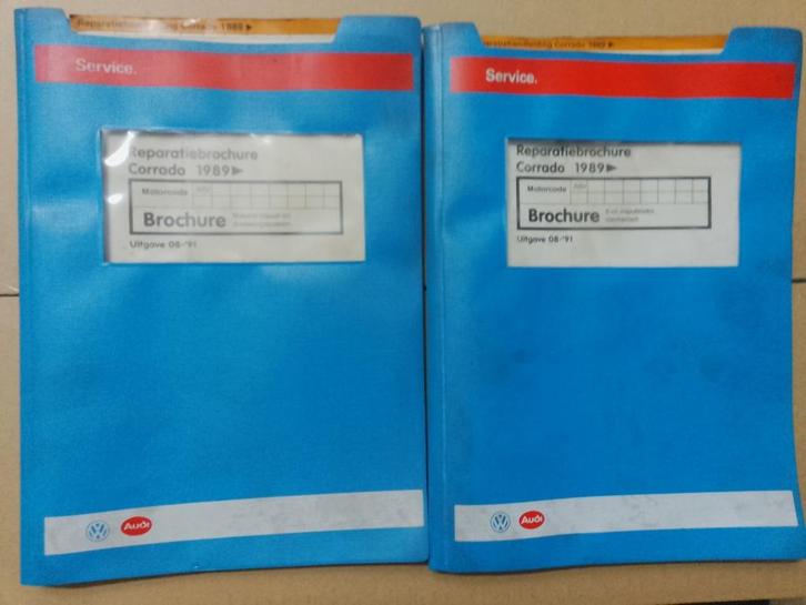 Werkplaatsboeken Volkswagen Corrado 2,9 VR6 motor ABV, Boeken, Auto's | Boeken, Gelezen, Volkswagen, Ophalen of Verzenden