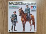 1:35 1/35 Tamiya Wehrmacht Mounted Infantry Set, Ophalen of Verzenden, Zo goed als nieuw, 1:35 tot 1:50, Figuur of Figuren