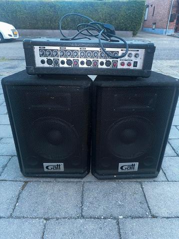 Gatt Audio Speakerset met Powered Mixer beschikbaar voor biedingen