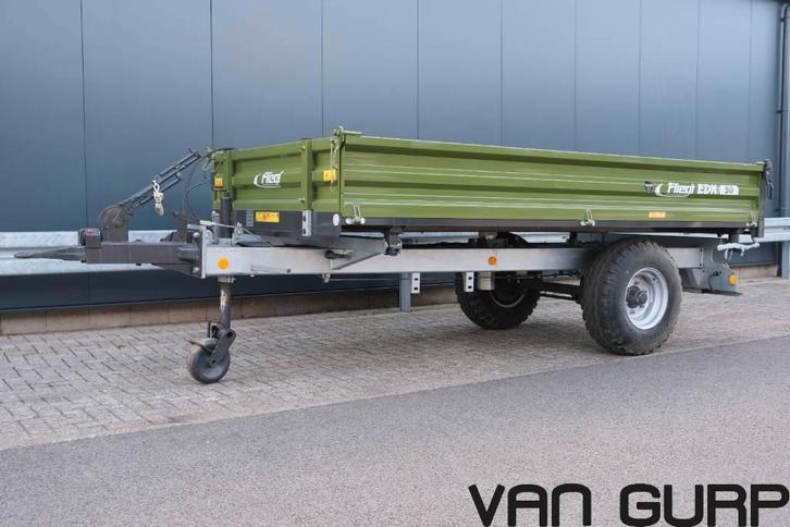 Fliegl EDK50 FOX | Dreiseitenkipper | 3 zijdige kipper, Auto's, Vrachtwagens, Bedrijf, Te koop, Aanhangers en Opleggers, Overige brandstoffen