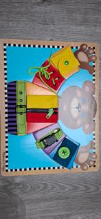 Educatieve Puzzel met Knopen, Ritsen & Veters, Ophalen of Verzenden, Gebruikt, Puzzelen