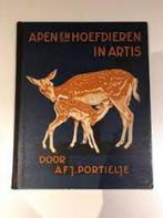 Verkade Album Apen en Hoefdieren in Artis - AF Portielje, Boeken, Prentenboeken en Plaatjesalbums, Gelezen, Ophalen of Verzenden