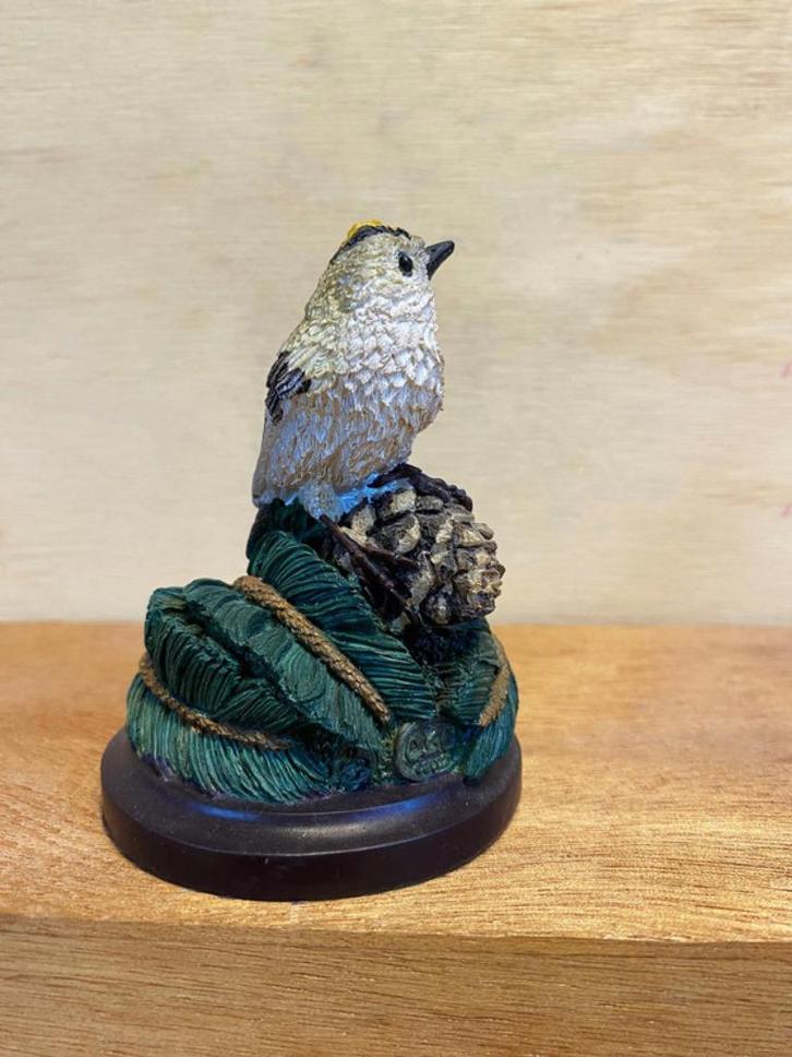 Goudhaantje vogelbeeldjes van het merk Bradford Exchange, Antiek en Kunst, Curiosa en Brocante, Ophalen of Verzenden