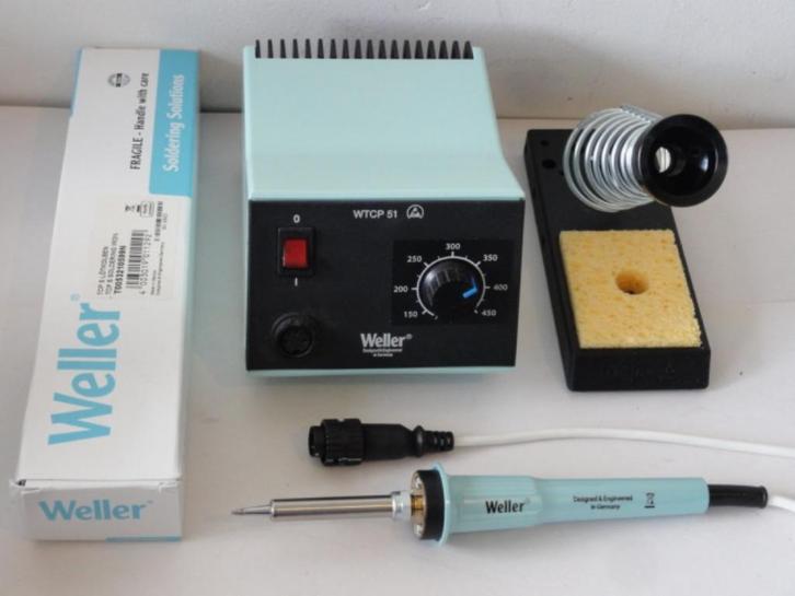 NIEUW WELLER WTCP-51 SOLDEERSTATION met WELLER WCP-S BOUT, Hobby en Vrije tijd, Elektronica-componenten, Nieuw, Ophalen of Verzenden
