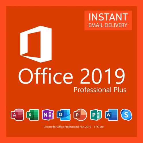 Office 2019 Pro Plus - PC (licentiesleutel), Computers en Software, Office-software, Nieuw, Ophalen