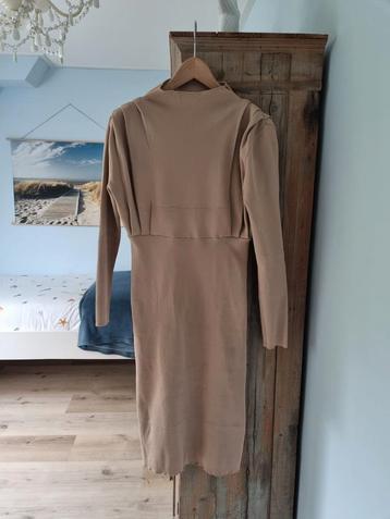 Jurk jurkje COPPEROSE maat S beige kuitlengte zgan!  beschikbaar voor biedingen
