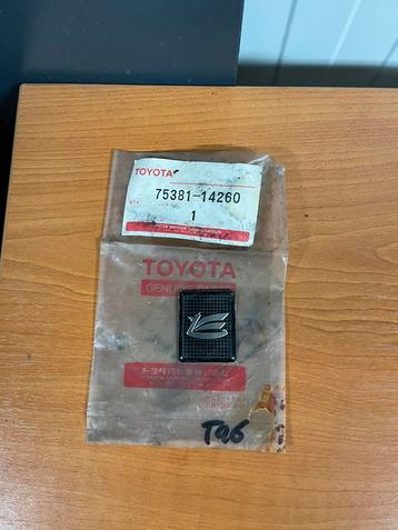 Toyota celica ta60 ra60 embleem nieuw 75381-14260 beschikbaar voor biedingen