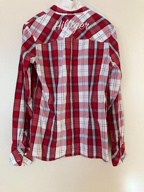 Rode Tommy Hilfiger blouse met lange mouwen - maat S, Kleding | Dames, Blouses en Tunieken, Nieuw, Maat 36 (S), Rood, Ophalen of Verzenden