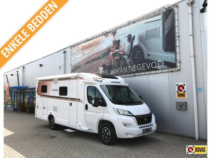 Weinsberg CaraCompact 600 MEG Pepper/Als nieuw/Schotel/Navi, Caravans en Kamperen, Campers, Bedrijf, tot en met 2, Half-integraal