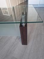 Glazen salontafel 110x60cm, Ophalen, Gebruikt, 100 tot 150 cm, 50 tot 100 cm
