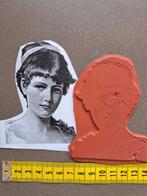 Vintage dame RUBBER STEMPEL JOURNALING KAARTEN STEMPELWINKEL, Hobby en Vrije tijd, Stempelen, Ophalen of Verzenden, Nieuw, Unmounted stempel
