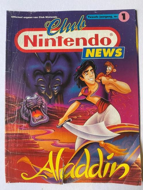 Club Nintendo | News 1994 2e Jaargang nr.1 | Aladdin, Spelcomputers en Games, Games | Nintendo Super NES, Gebruikt, 1 speler, Vanaf 3 jaar