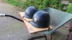 M1 helm ex leger naar rijkspolitie ME helm jaren 60, Nederland, Helm of Baret, Landmacht, Verzenden