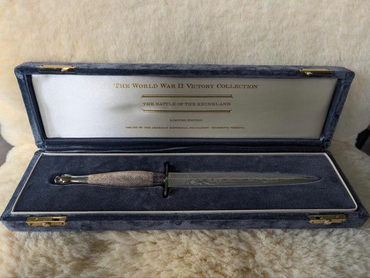 Zeer mooie Fairbairn & Sykes dolk merk Wilkinson., Verzamelen, Militaria | Tweede Wereldoorlog, Landmacht, Mes of Dolk, Ophalen of Verzenden