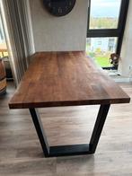 Eettafel, Huis en Inrichting, Tafels | Eettafels, Zo goed als nieuw, Vijf personen of meer, 150 tot 200 cm, Industrieel