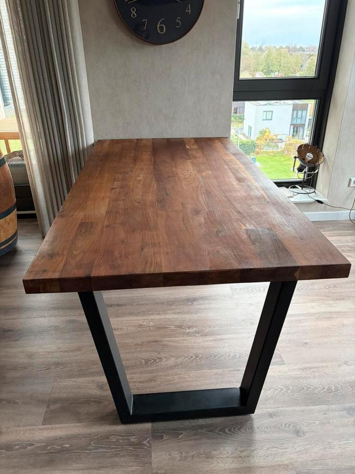 Eettafel, Huis en Inrichting, Tafels | Eettafels, Zo goed als nieuw, 50 tot 100 cm, 150 tot 200 cm, Vijf personen of meer, Rechthoekig