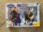 Frozen Puzzel Set - 2 Mooie Puzzels + 4 in 1, Ophalen, Meer dan 50 stukjes, Zo goed als nieuw, 4 tot 6 jaar