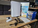 Playstation 5 complete set met 16 games, Spelcomputers en Games, Ophalen of Verzenden, Zo goed als nieuw, Playstation 5