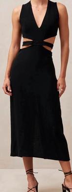 Nieuw! Prachtige aparte zwarte jurk van Alohas mt S, Ophalen of Verzenden, Zo goed als nieuw, Zwart, Onder de knie