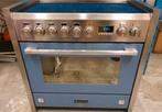 STEEL LANCELLOTTI MAESTRO INDUCTIE FORNUIS 90 CM BREED, Witgoed en Apparatuur, Fornuizen, 60 cm of meer, Ophalen of Verzenden