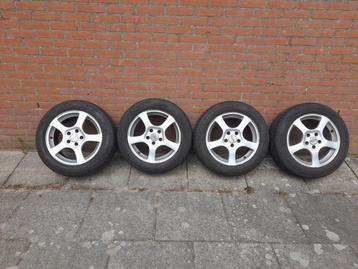 Opel 16" velgen met z.g.a.n.zomerbanden (8.3mm.profiel) beschikbaar voor biedingen