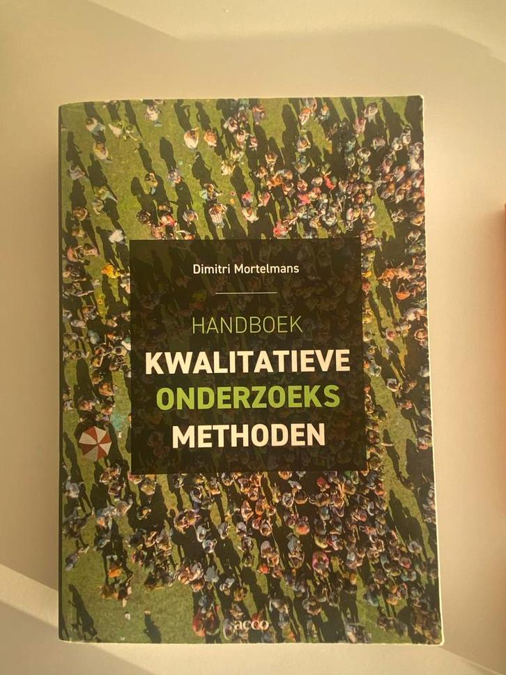 Handboek Kwalitatieve Onderzoeksmethoden, Boeken, Studieboeken en Cursussen, Zo goed als nieuw, HBO, Gamma, Ophalen of Verzenden