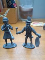 2 tinnen ambachtslieden   Stadsomroeper Glasblazer  , Ophalen of Verzenden