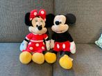 Mooie grote Disney knuffels van Mickey en Minnie Mouse 40 cm, Ophalen of Verzenden, Mickey Mouse, Zo goed als nieuw, Knuffel