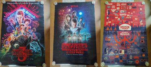 3 film posters 91x61 Stranger Things 1, 2 en 3, Verzamelen, Posters, Gebruikt, Film en Tv, Deurposter of groter, Rechthoekig Staand