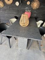 Tuintafel van graniet 240 cm bij 83 cm, Tuin en Terras, Tuintafels, Ophalen, Zo goed als nieuw, Rechthoekig