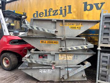 Kraanbakken - 12 stuks kraancontainers beschikbaar voor biedingen