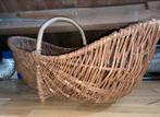 Mooie rieten mand met hengsel, Ophalen, Gebruikt, Mand, Riet