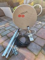 Te koop compleet schotelset incl. Satfinder en ontvanger, Ophalen, Zo goed als nieuw, Overige merken