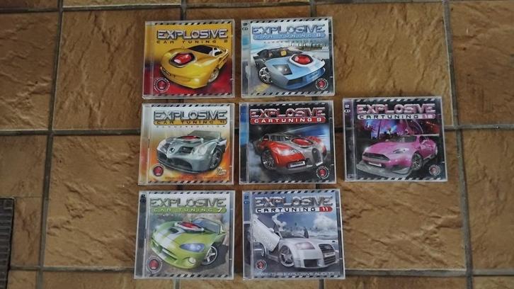 7 CD's Explosive Cartuning, Cd's en Dvd's, Cd's | Dance en House, Zo goed als nieuw, Overige genres, Ophalen of Verzenden