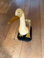 Houten Eend Decoratie Woonaccessoire Antiek Stijl, Antiek en Kunst, Ophalen