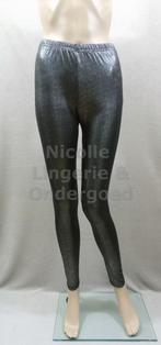 Leather Look Legging Zwart Metallic One Size (007), Nieuw, Nicolle_Lingerie, Ophalen of Verzenden, Legging