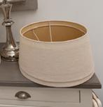 2 linnen Off-White lampenkappen Riviera Maison, 2 in 1 koop., Gebruikt, Verzenden, Rond, Riviera Maison