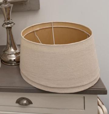 2 linnen Off-White lampenkappen Riviera Maison (MEDIUM). beschikbaar voor biedingen
