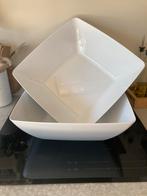 Twee catering schalen van melamine, super handig., Kunststof, Schaal, Vierkant, Ophalen of Verzenden