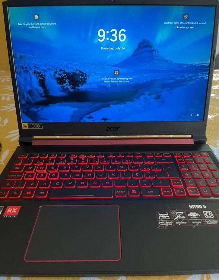 Acer Nitro AN515-43 - 16GB RAM - Gaming Laptop, Computers en Software, Windows Laptops, Gebruikt, 15 inch, SSD, 2 tot 3 Ghz, 16 GB