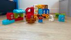 Lego duplo marktkraam vrachtwagen met poes 10818, Verzenden, Zo goed als nieuw, Duplo