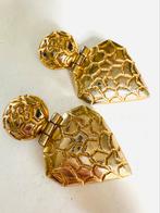 Vintage Haute Couture oorbellen “clips”, Overige materialen, Ophalen of Verzenden, Goud, Hangers
