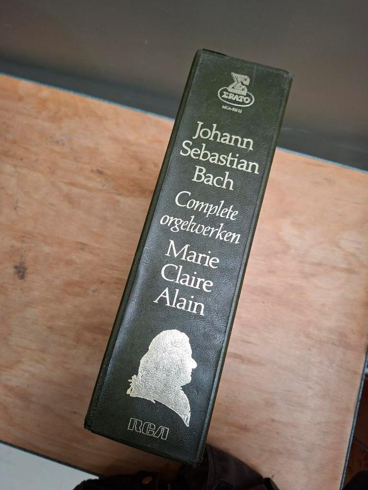Bach Orgelwerken - Marie Claire Alain LP Collectie, Cd's en Dvd's, Vinyl | Klassiek, Gebruikt, Barok, Overige typen, 12 inch, Ophalen