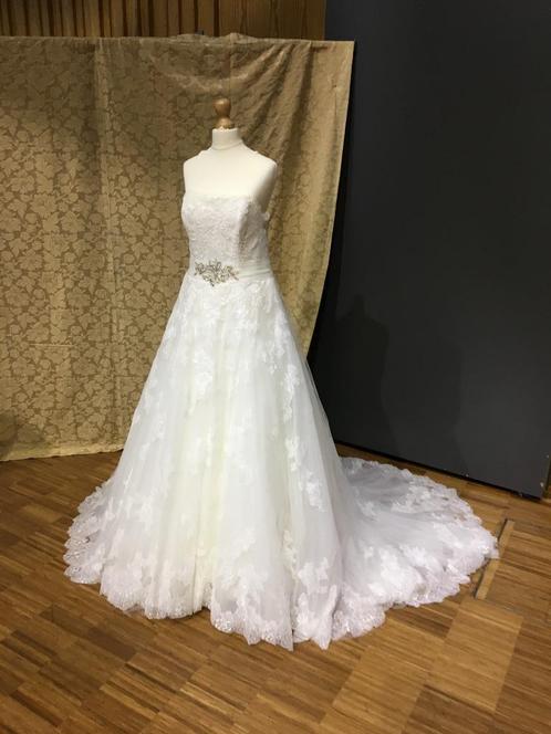 Bruidsjapon A-lijn Modeca Rawson, kleur Ivoor, maat M, Kleding | Dames, Trouwkleding en Trouwaccessoires, Zo goed als nieuw, Trouwjurk