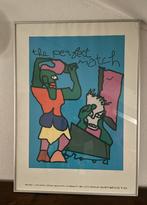 Ingelijste litho van Herman Brood - The perfect match, Ophalen