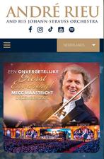 Tickets andre rieu 14 december 2025, Tickets en Kaartjes, Twee personen, December