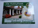 Boekje De hobbytheek: creafief zijn met borduur patronen, Ophalen of Verzenden, Zo goed als nieuw, Overige thema's, Overige typen